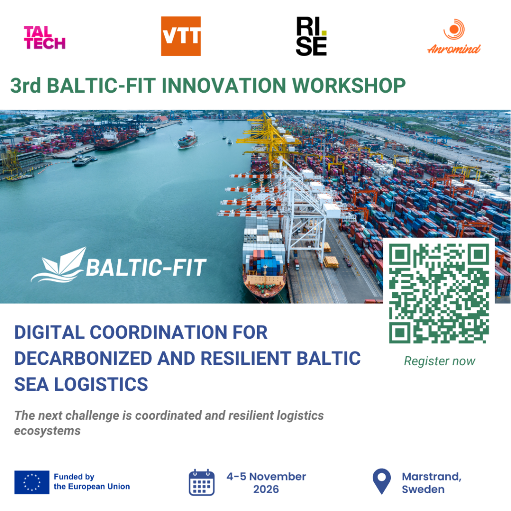 BALTIC-FIT innovation workshop. RISE Research Institutes of Sweden
